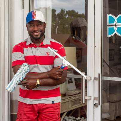 Bertin Bolivard, owner, Window Cleaning and More